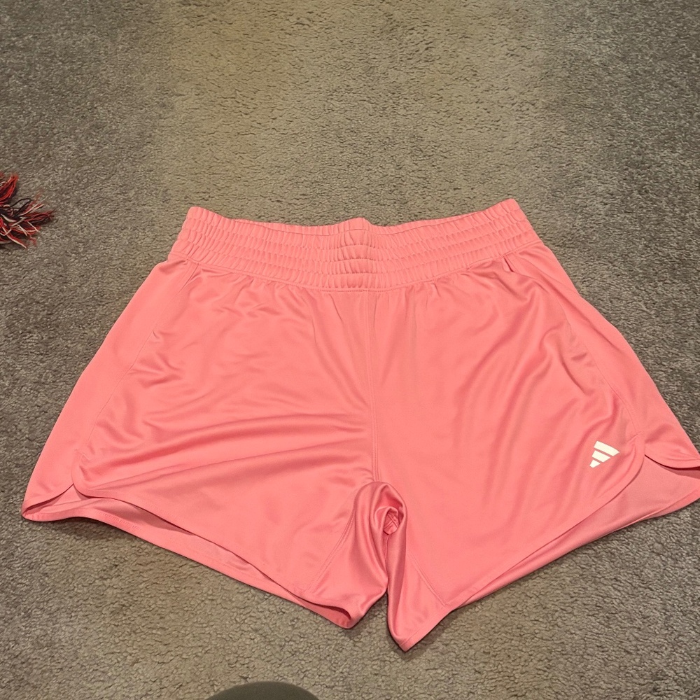 Women's Adidas Pink Athletic Shorts — Size XL